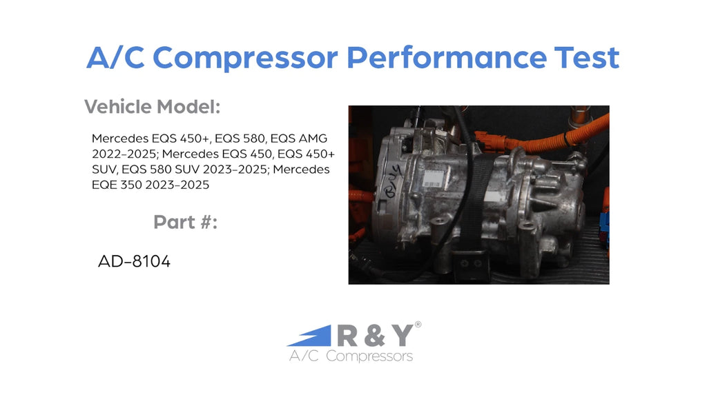 AC Compressor Replacement for Mercedes EQS 450+ (2022-2025)