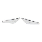 1 Pair Chrome Front Side Fender Finisher for BMW X3 F25 (2009–2017) & X4 F26 (2013–2018)