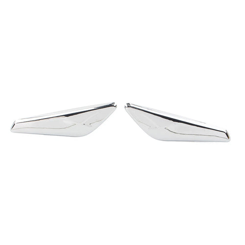 1 Pair Chrome Front Side Fender Finisher for BMW X3 F25 (2009–2017) & X4 F26 (2013–2018)