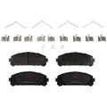 Set of 4 Disc Brake Pads for Toyota Highlander (2008–2019)