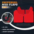 4PC Front & Rear Universal Red Mud Flaps for (2004–2004)