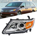 HID Headlight for Honda Odyssey (2011–2013) Driver/Left Side Clear
