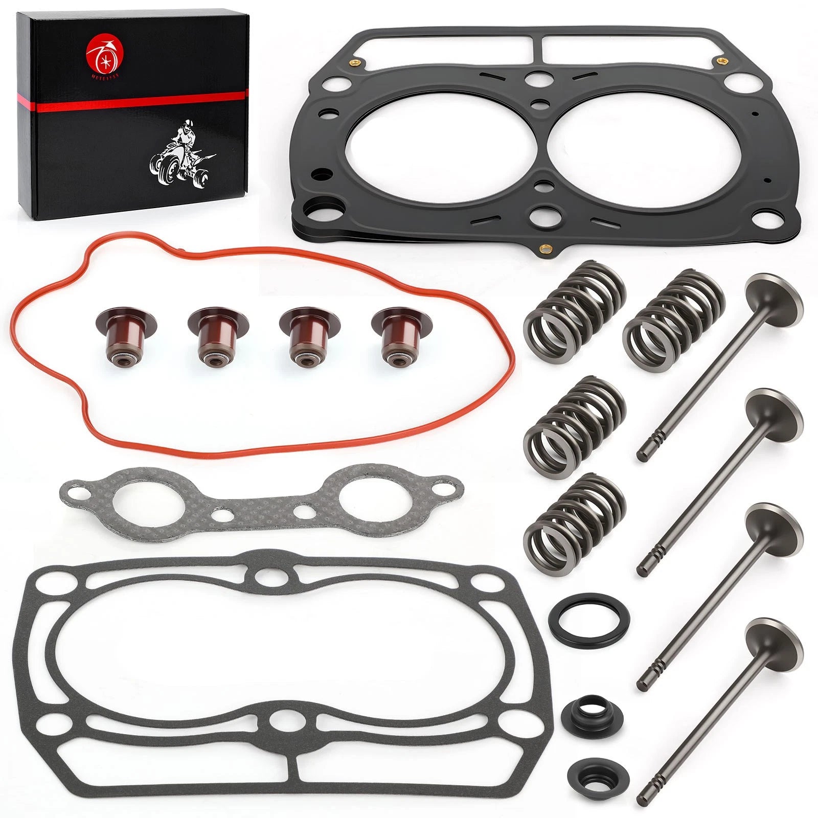 Top End Cylinder Gasket Kit & Valve Seals for Polaris Ranger 700 800 XP (2006–2014)