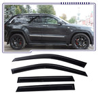 Set of 4 Window Visors for Jeep Grand Cherokee (2011–2021)