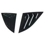 Gloss Black Rear Glass Duct Louver Vent Covers for Toyota Supra (2019–2025)
