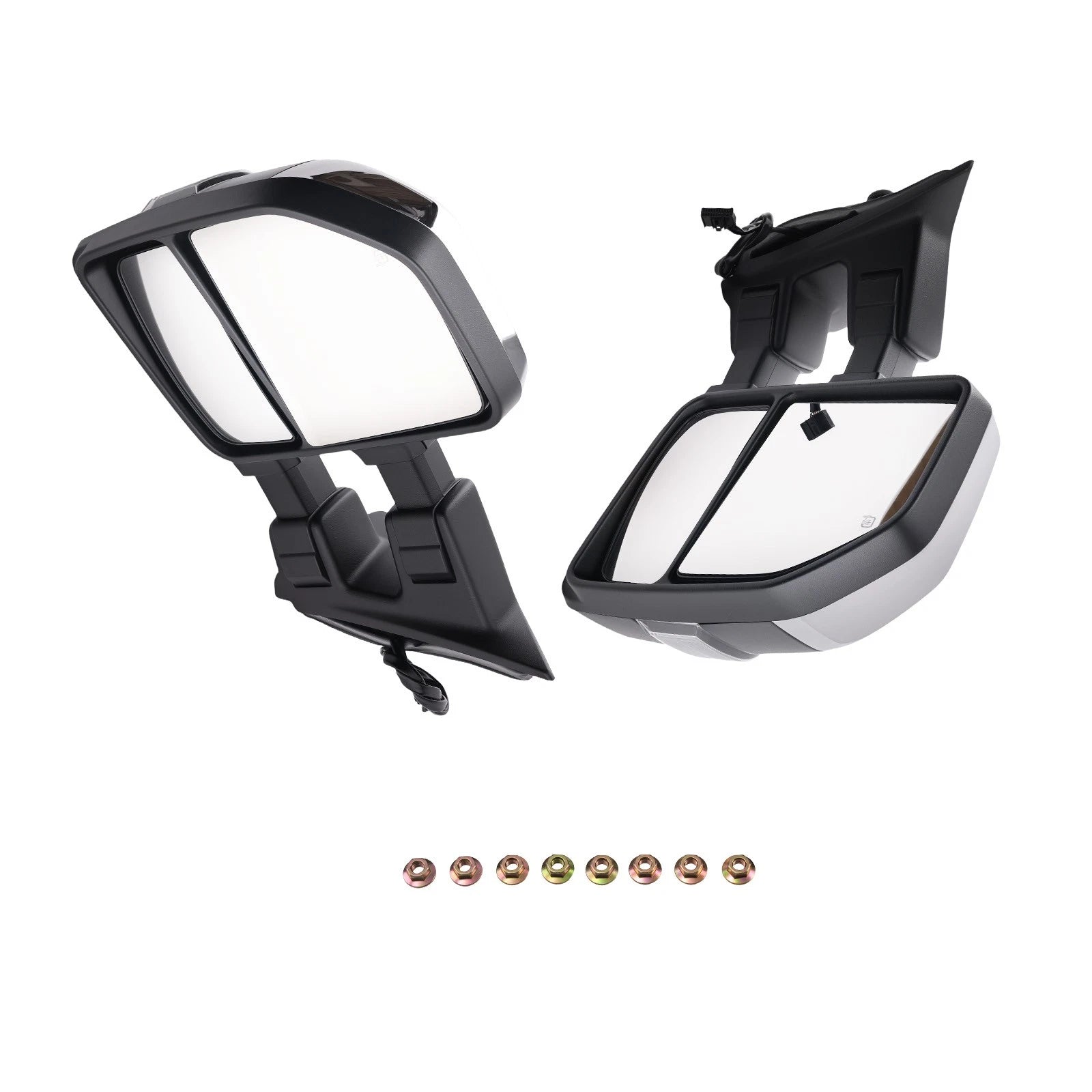 Chrome Power Side Mirror for Ford F-350/F-450/F-550 Super Duty (2008–2016)
