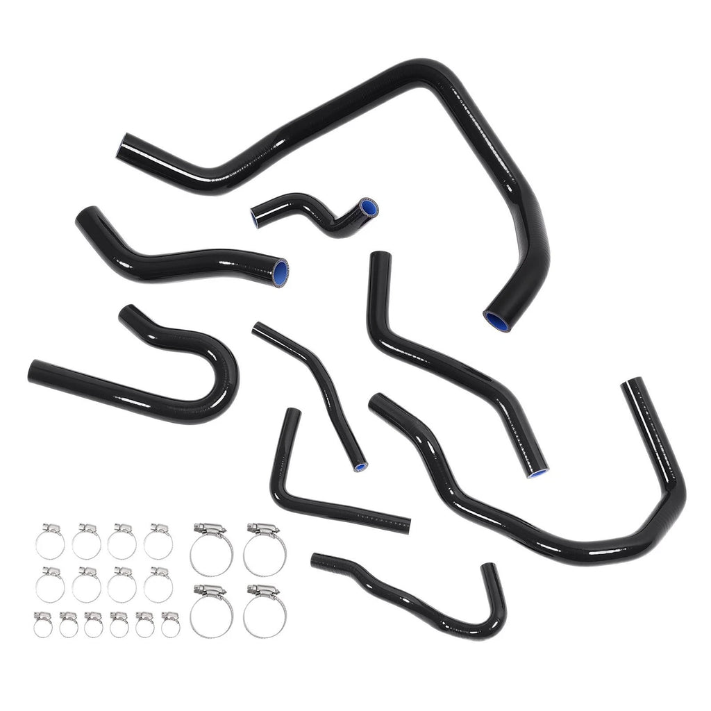 Silicone Radiator Hose Pipe Kit 9Pcs for Honda Civic D15 D16 (1992–2000)