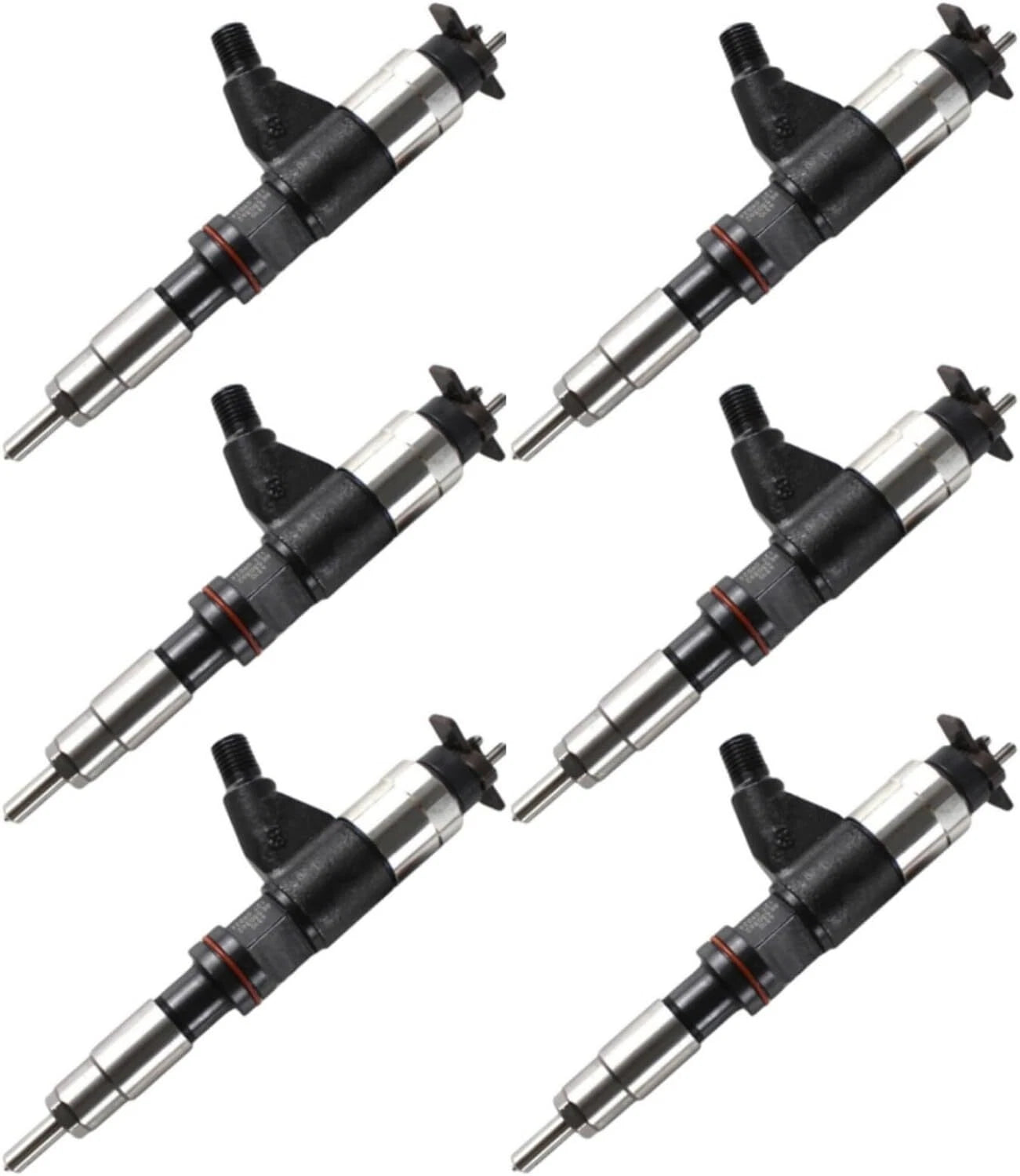 6X Common Rail Injector 095000-6310 for John Deere (RE546784, RE531209, RE530362)
