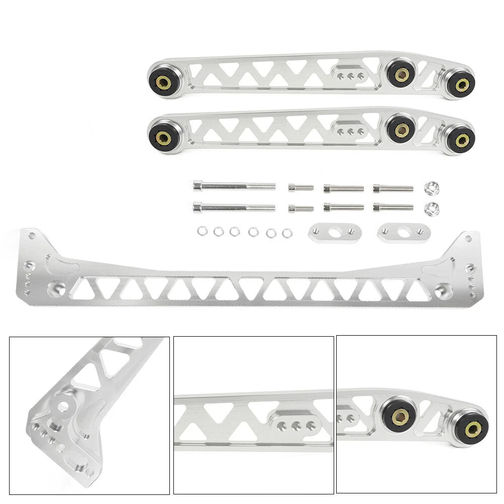 Billet Rear Lower Control Arm & Subframe Brace for Honda Civic EK (96–00)