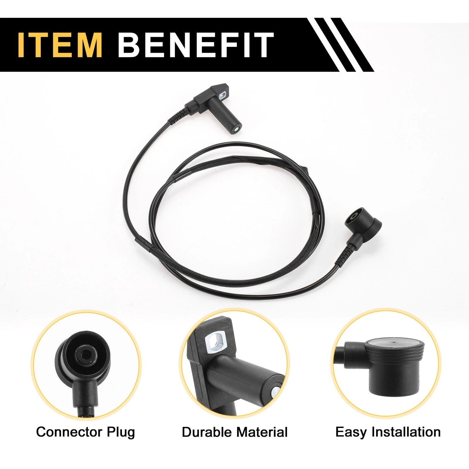1 Pc Crankshaft Position Sensor No.0021531728 for Mercedes-Benz W140 S420 (1993–1998)