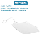 Tow Hook Cover for Mercedes-Benz E350 (2010–2013) - White