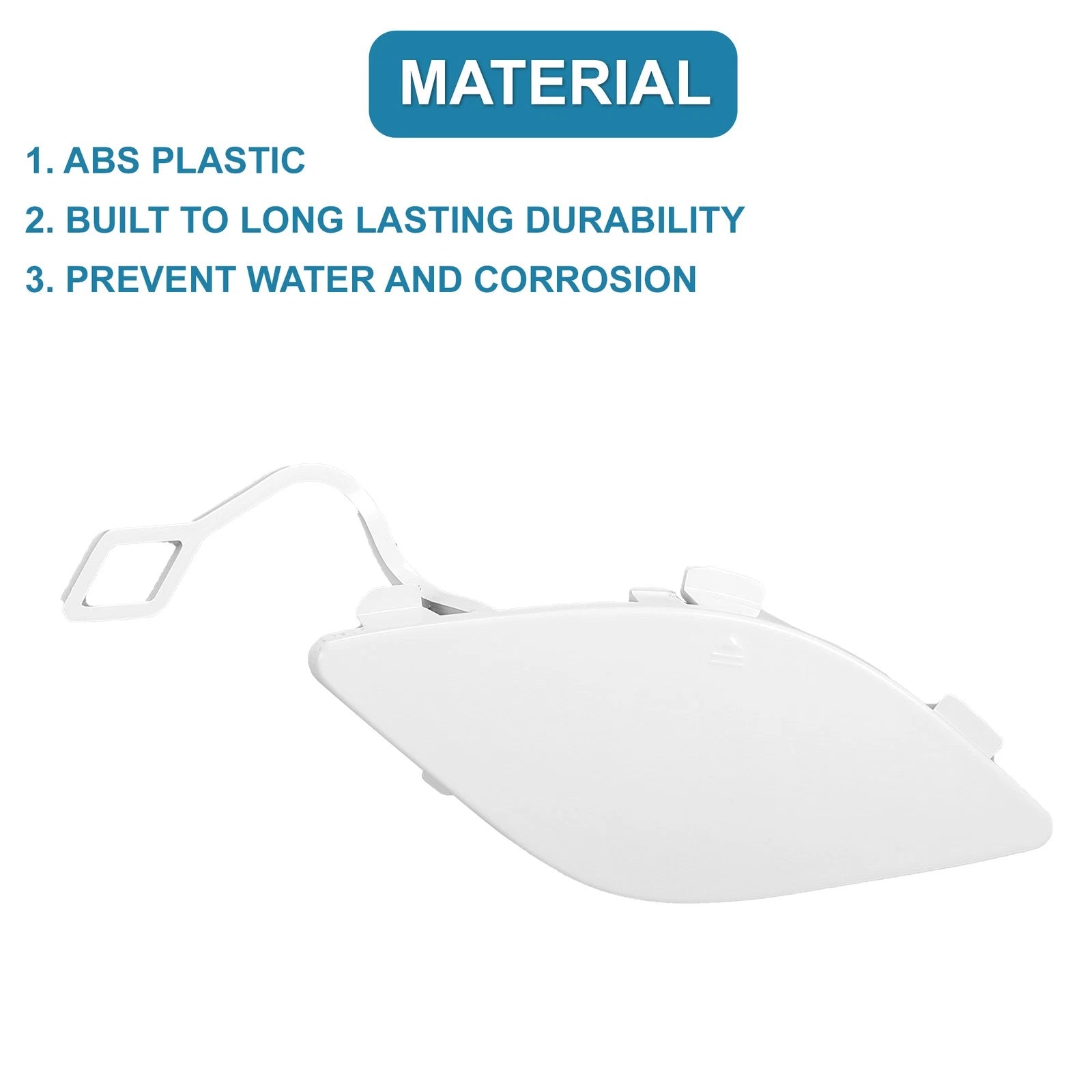 Tow Hook Cover for Mercedes-Benz E350 (2010–2013) - White