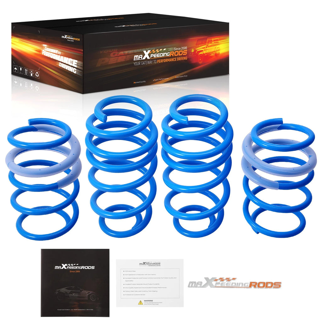 Set of 4 Sport Lowering Springs for Honda Accord (2018–2024)