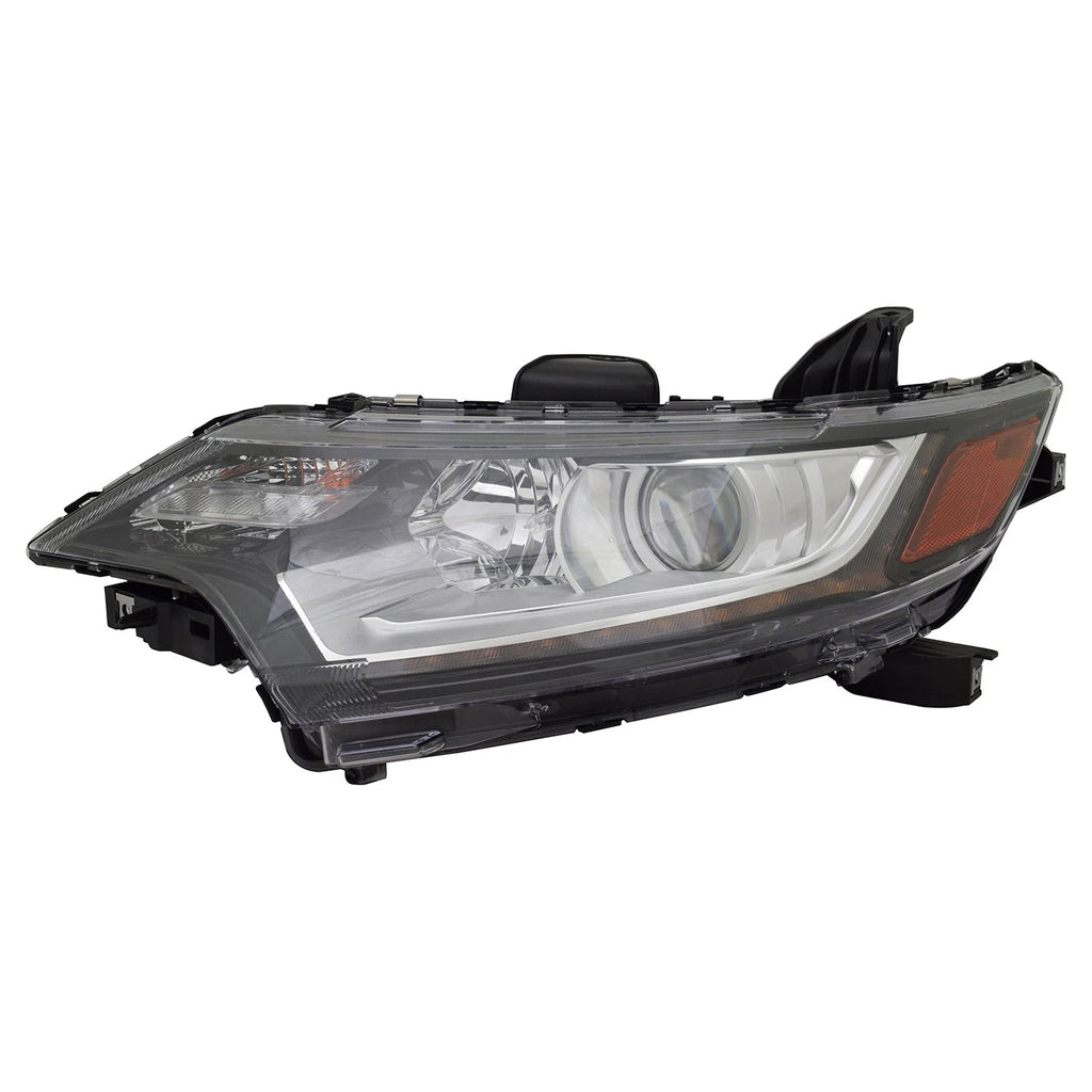 Replacement Driver Side Halogen Headlight Assembly w/o LED-See Compatible Chart