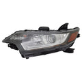 Replacement Driver Side Halogen Headlight Assembly w/o LED-See Compatible Chart