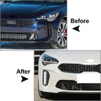 DRL Daytime Running Light Fog Lamp with Yellow Turn Signal for Kia Stinger (2017-2020)