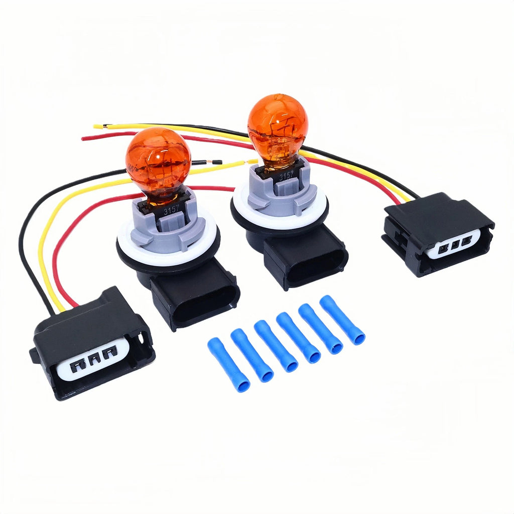 2X Sockets + Bulbs + Connectors Kit for Ford Flex Focus Freestar Ranger Taurus
