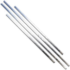 Luxury FX Chrome Window Sill Trim 4pc Replacement for Honda Fit (2009–2013)