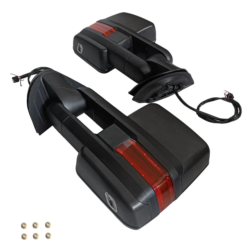 Pair Tow Mirrors for Chevy Silverado GMC (2014–2019) Power Heated Signal