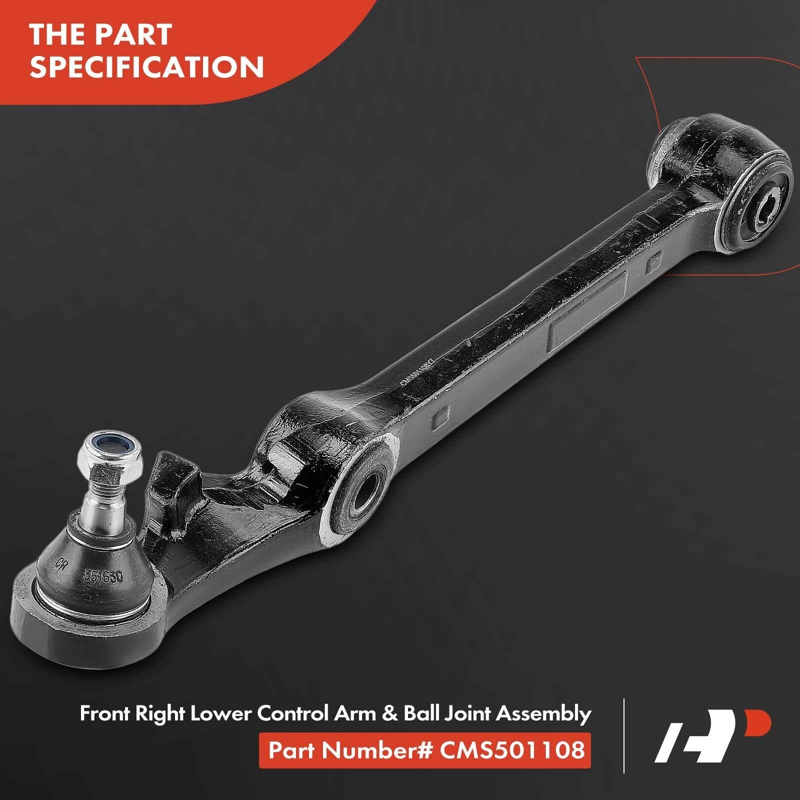 Front Right Lower Control Arm with Ball Joint for Pontiac GTO (2004-2006)