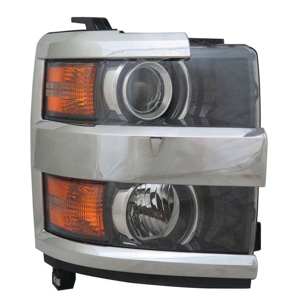 Replacement Passenger Side Headlight Assembly with Chrome Bezel for Subaru