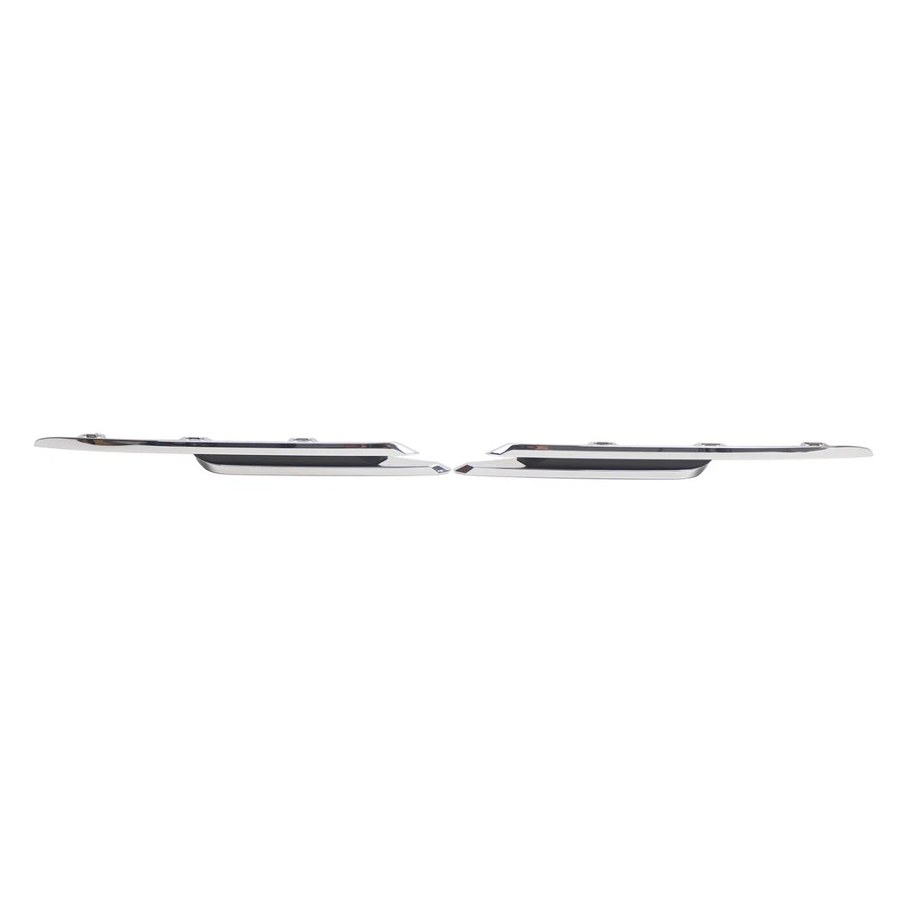 2X Chrome Bumper Trim Set for BMW 328i/320i (2012–2015)