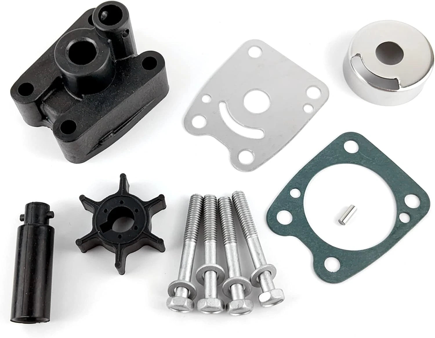 Water Pump Rebuild Kit 68D-WG078-00 for Yamaha 4hp F4 (4-Stroke)