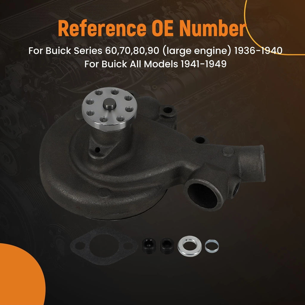 Direct Fit Water Pump for Buick All Models (1941–1949) 1393739 Cast Iron