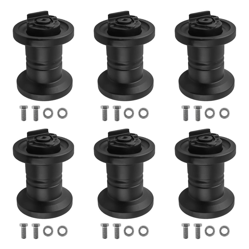 6x Track Bottom Roller for Kubota U25 U35-3 (2010–2019) RB511-21704 RB511-21702