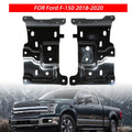 Set of 2 Bumper Mounting Brackets for Ford F-150 (2018â2020) Black