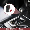 Set of 1 Gear Shift Knob Cover for Hyundai Accent (2018–2022) Pebbled Black Red