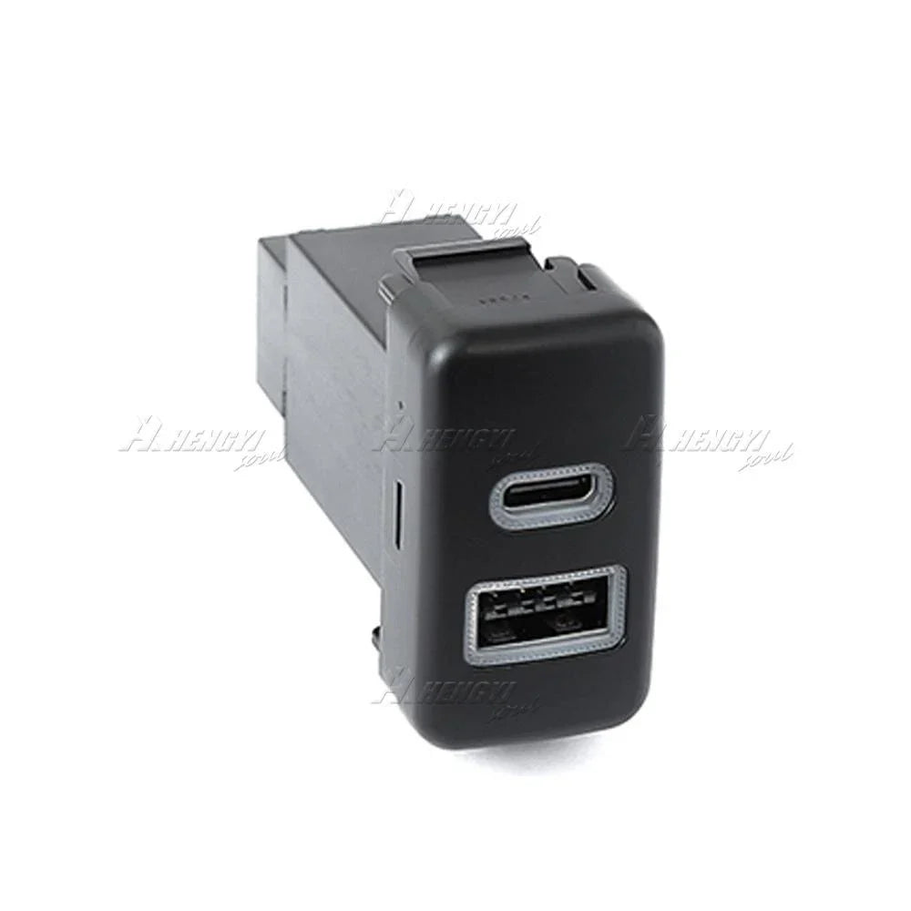 1x Switch Button USB-C PD/USB-A QC3.0 Socket for Toyota Tundra (2005–2007)
