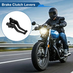Adjustable Short Brake Clutch Lever Set for BMW F650GS (2008–2012) Black
