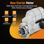 Starter for Kubota L2850 L2250DT L2250F L3600DT L3650DT