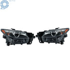 Set of 2 Headlight Replacement for Mazda CX-9 (2016–2023) Halogen LED Housing