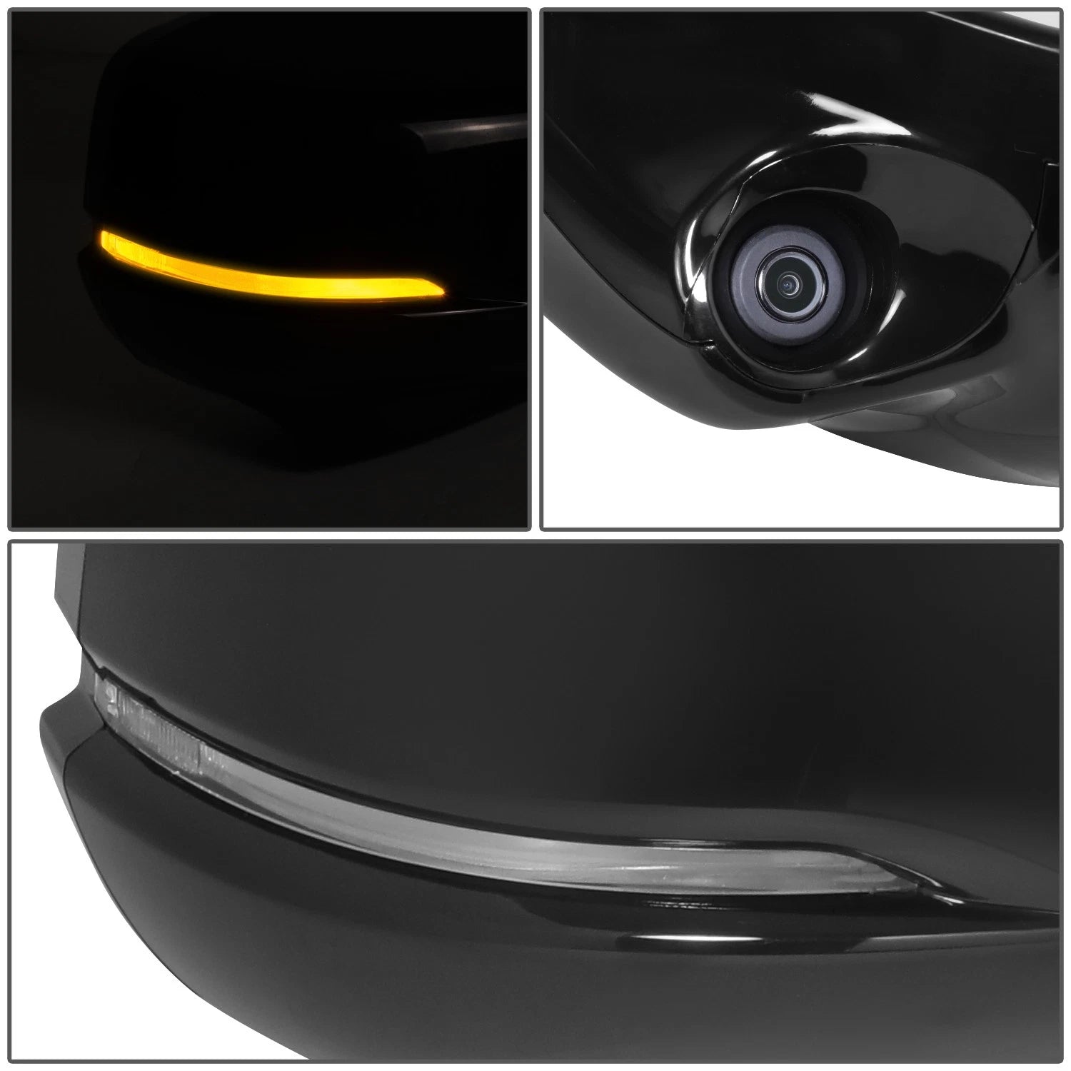 Power Heated Signal Camera Side View Mirror RH for Honda Accord (2013–2015)