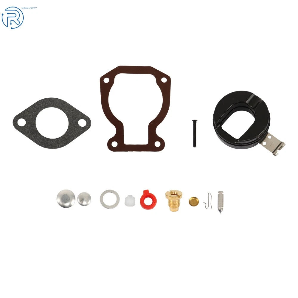 2X Carburetor Kit w/ Float for Johnson Evinrude 9.9HP 15HP (1974–1988)