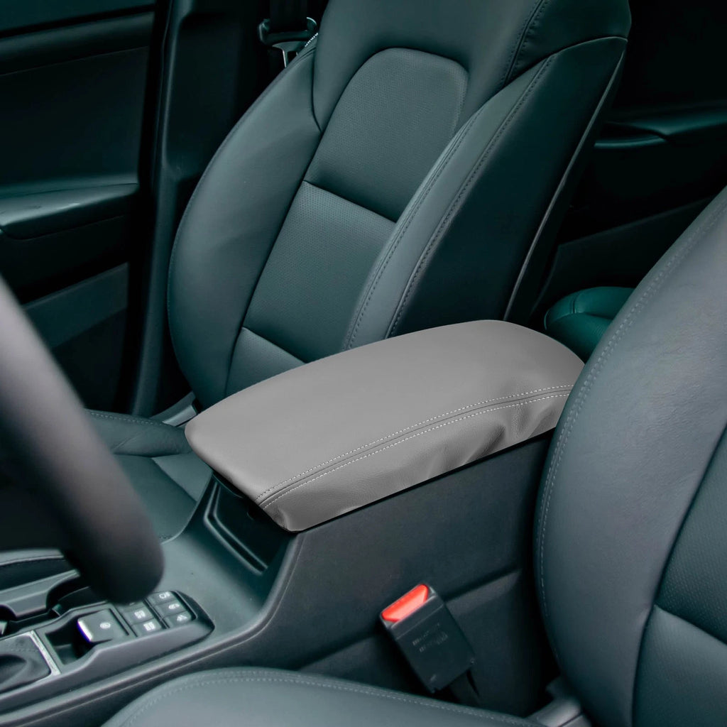 Center Armrest Cover for Honda Accord (2018–2022) Gray with Stitches