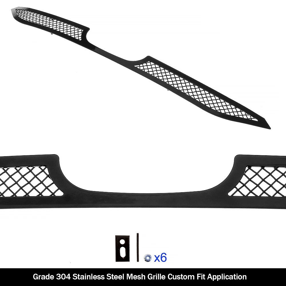 Stainless Black Mesh Grille Insert for Honda Fit (2018-2019)