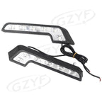 2X 6-LED Daytime Running Lights for Euro Style 7-Tube (Universal)