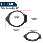 Set of 2 Speaker Spacer Rings for Chevrolet (2006–2013)