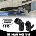 2X Air Cleaner Intake Hose Tube with Clamps for BMW 325Ci (2001–2006)