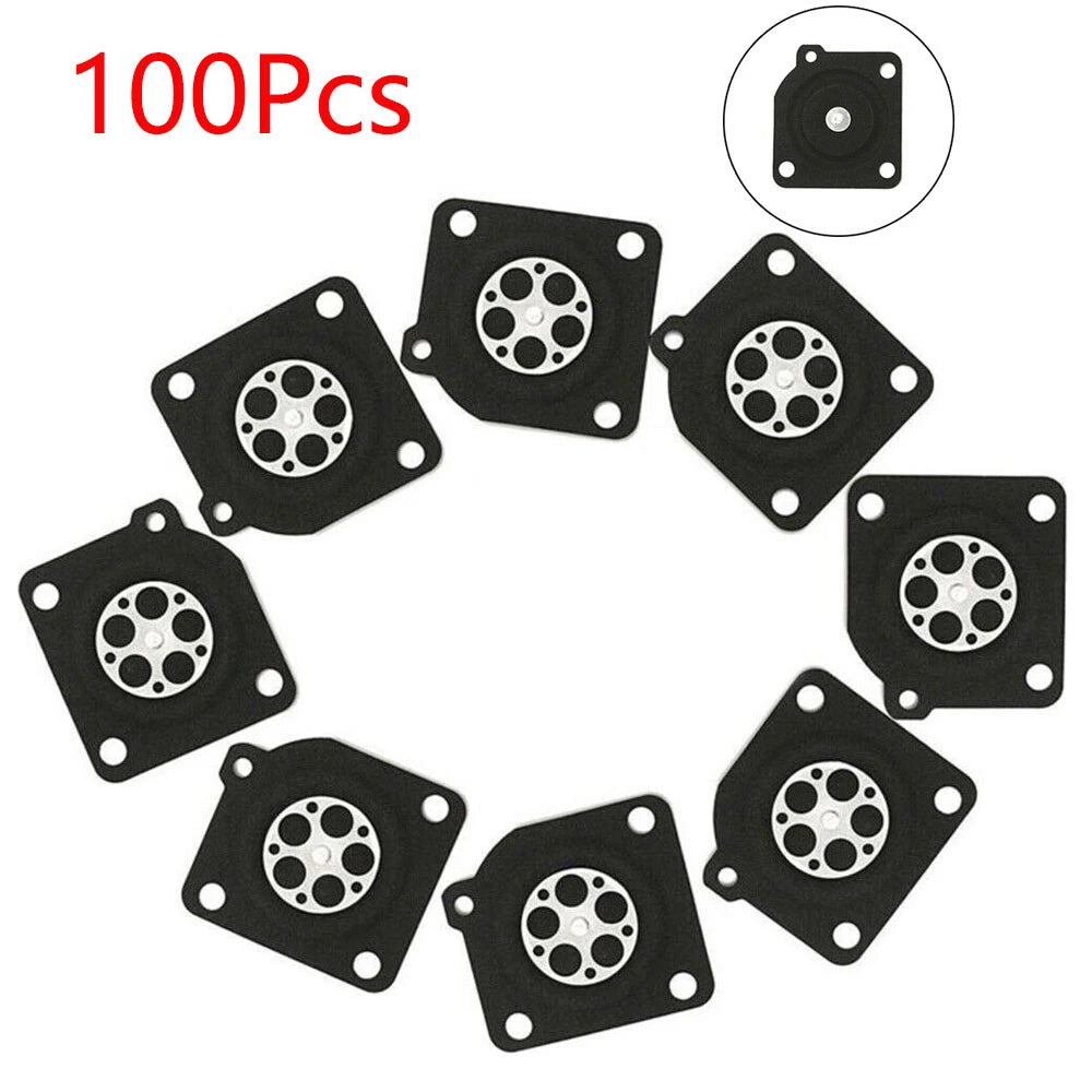 100Pc Carburetor Metering Diaphragm Gasket Kit for Zama C1U (A015010)