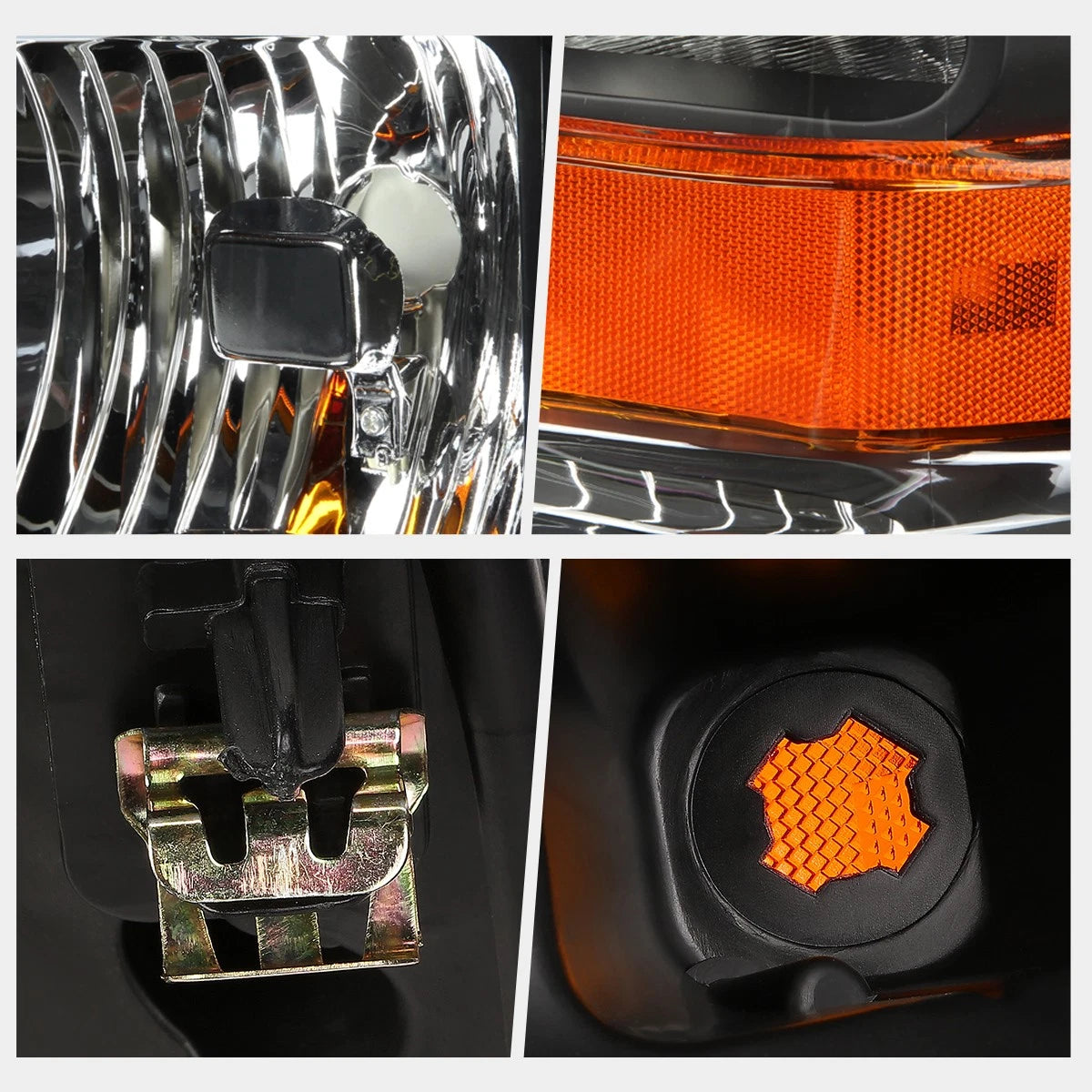 Headlight Amber Corner Lamps for Ford F250/F350 Super Duty (2008–2010)