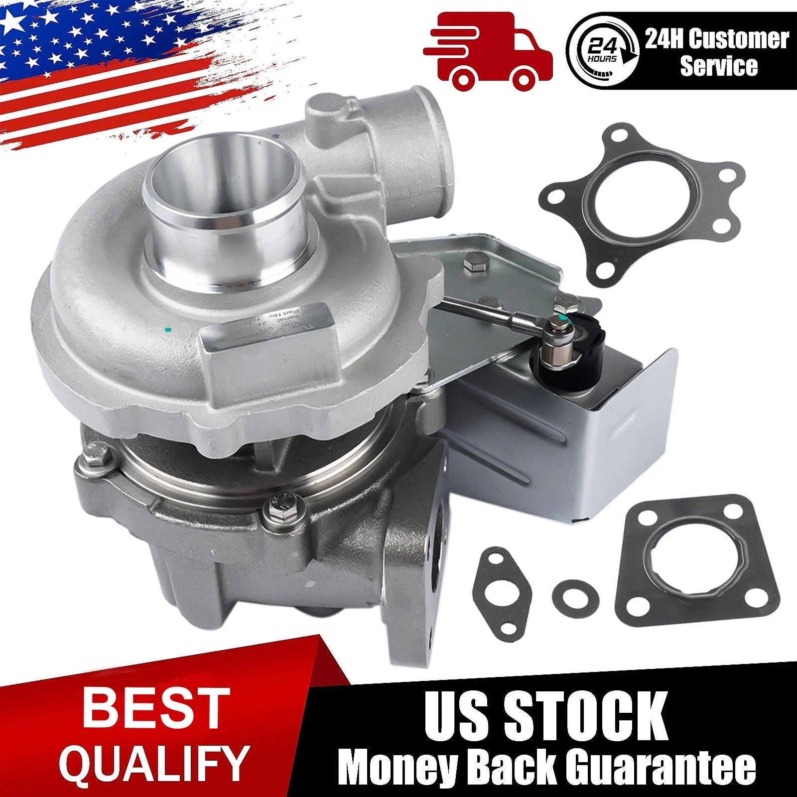 Turbocharger with Electronic Actuator for Jeep Wrangler JK (2007–2018)
