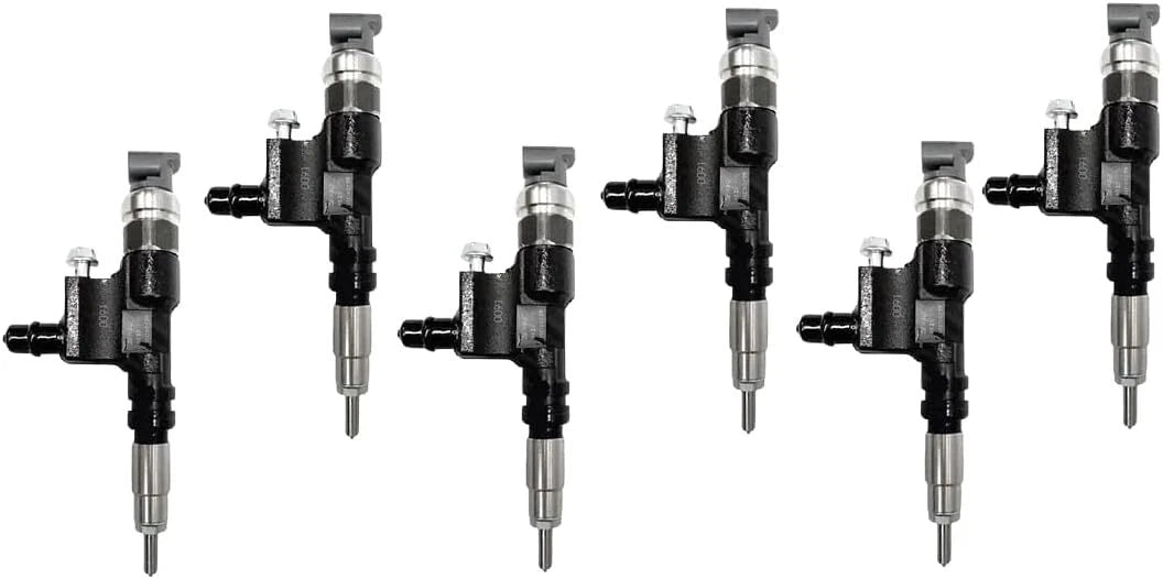 6X Fuel Injector 23670-79027 23670-79026 for Toyota Hino N04C (2000–2000)