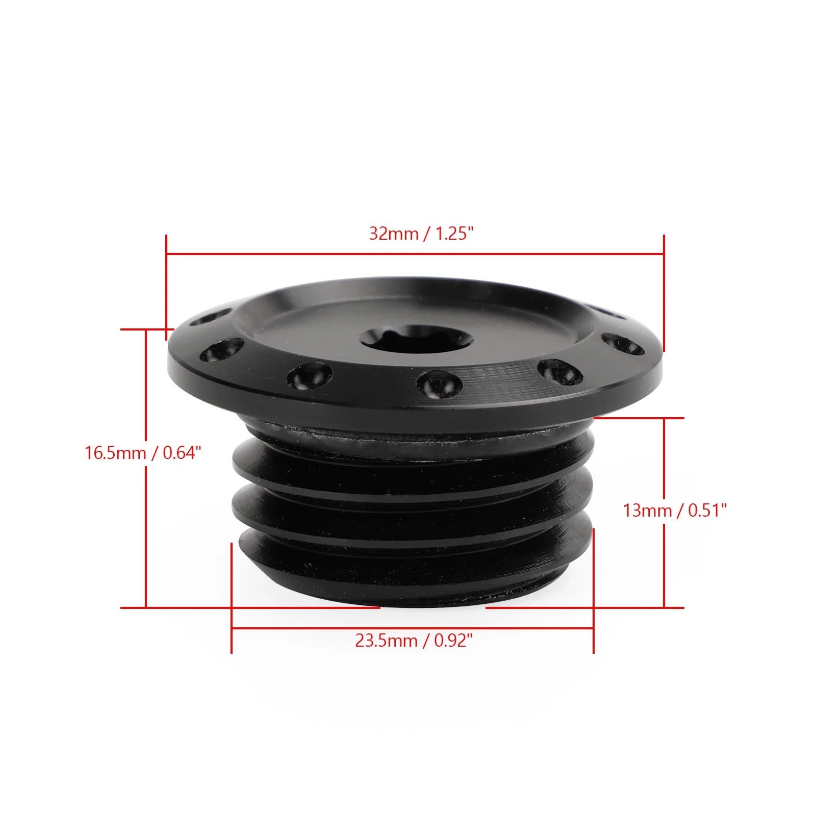 Black Billet Oil Filler Cap for KTM Duke 690 790 890 R Super Duke 990 R 1290 GT