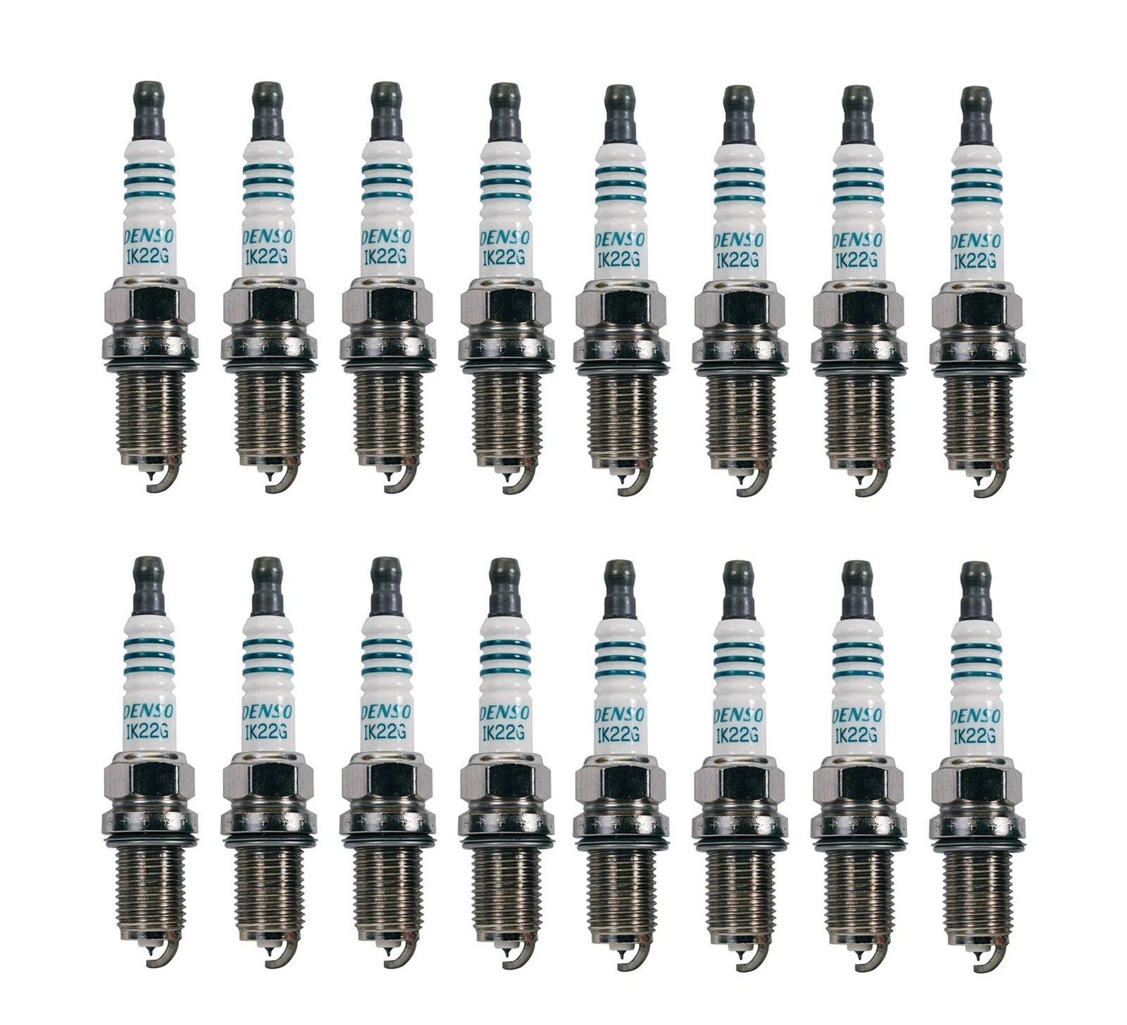Set of 16 Denso Iridium Power Spark Plugs Gap 0.044 for Dodge Jeep Chrysler V8