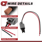 Set of 2 Side Marker Light Socket Wiring for Ford Fiesta (2011–2013) No.6R3Z13411BA