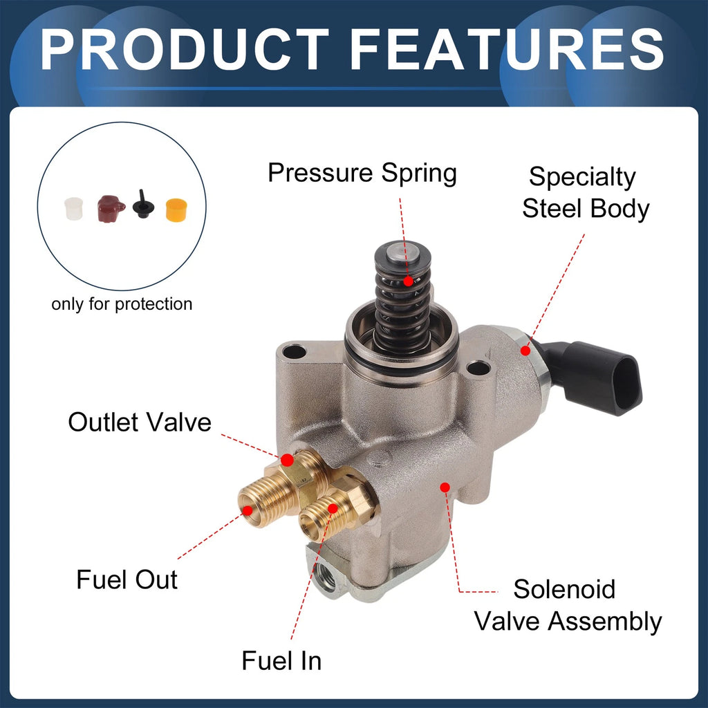 High Pressure Fuel Pump for Audi A6 Quattro RS4 (2007–2009) No. 079127026C